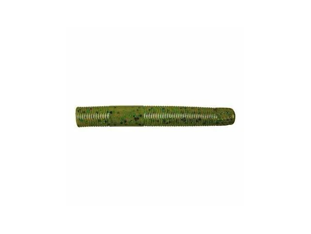 YUM Ned Dinger Soft Plastic 3  Amber Green Flake 8 Count