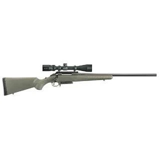Rug 26953 American Predator Package 6.5 Creedmoor 22" Barrel Vortex 4-12 Scope Moss Green Synthetic Stock Rifle