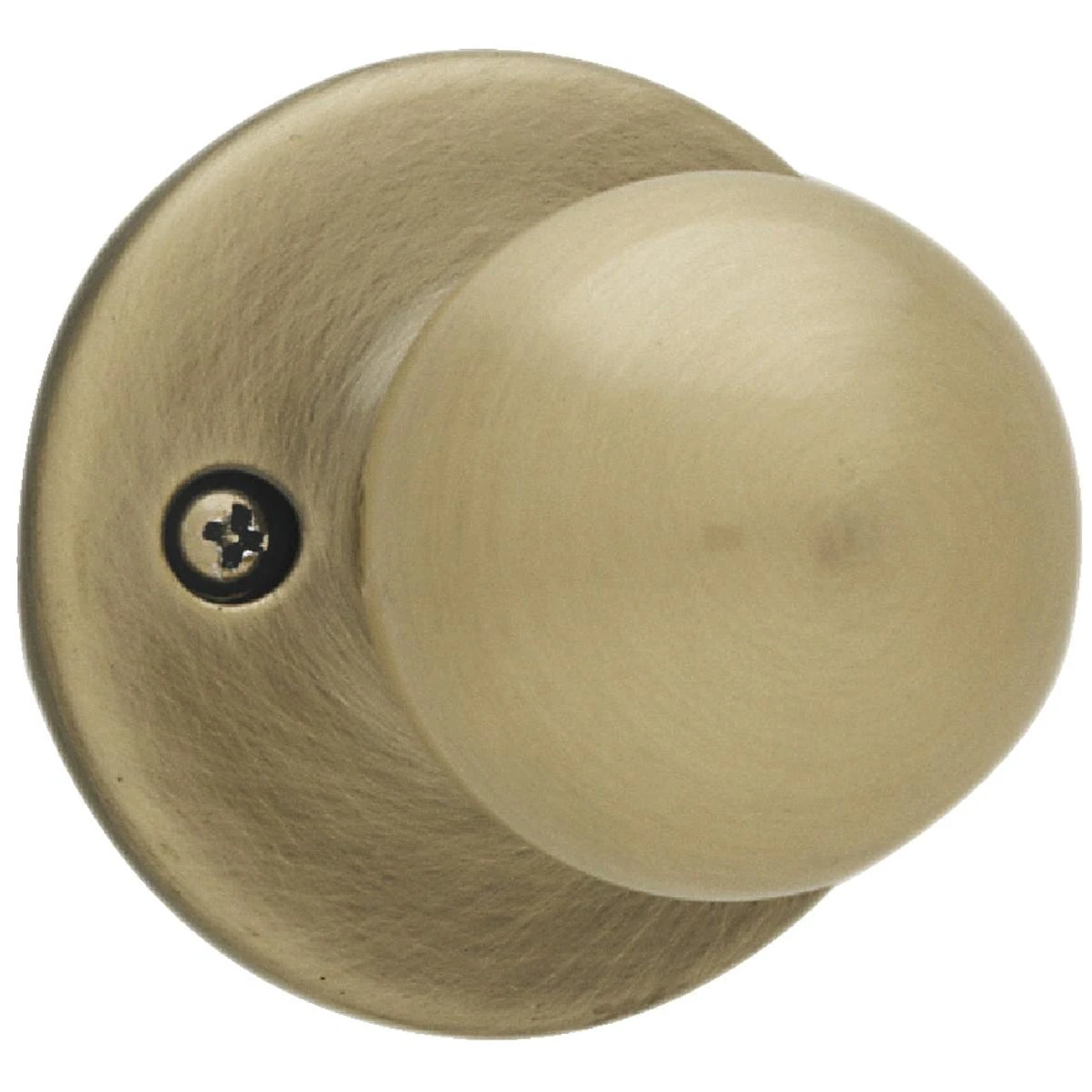 Kwikset Antique Brass Polo Dummy Door Knob