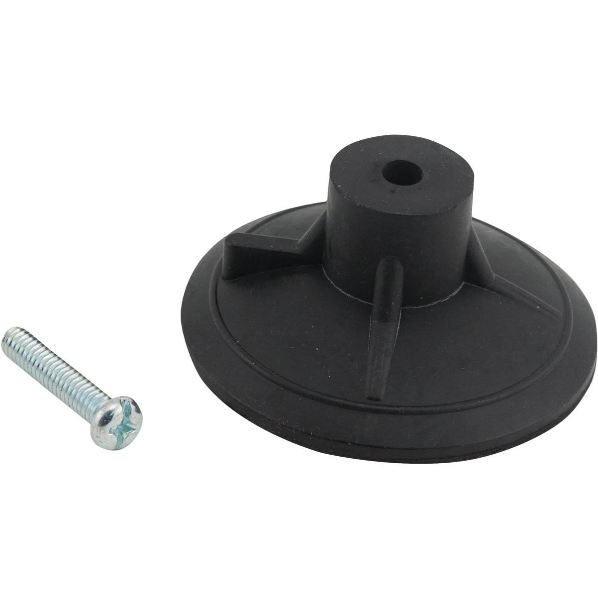 Erickson 3 In. Black Roof Rack Suction Cup (2-Pack)