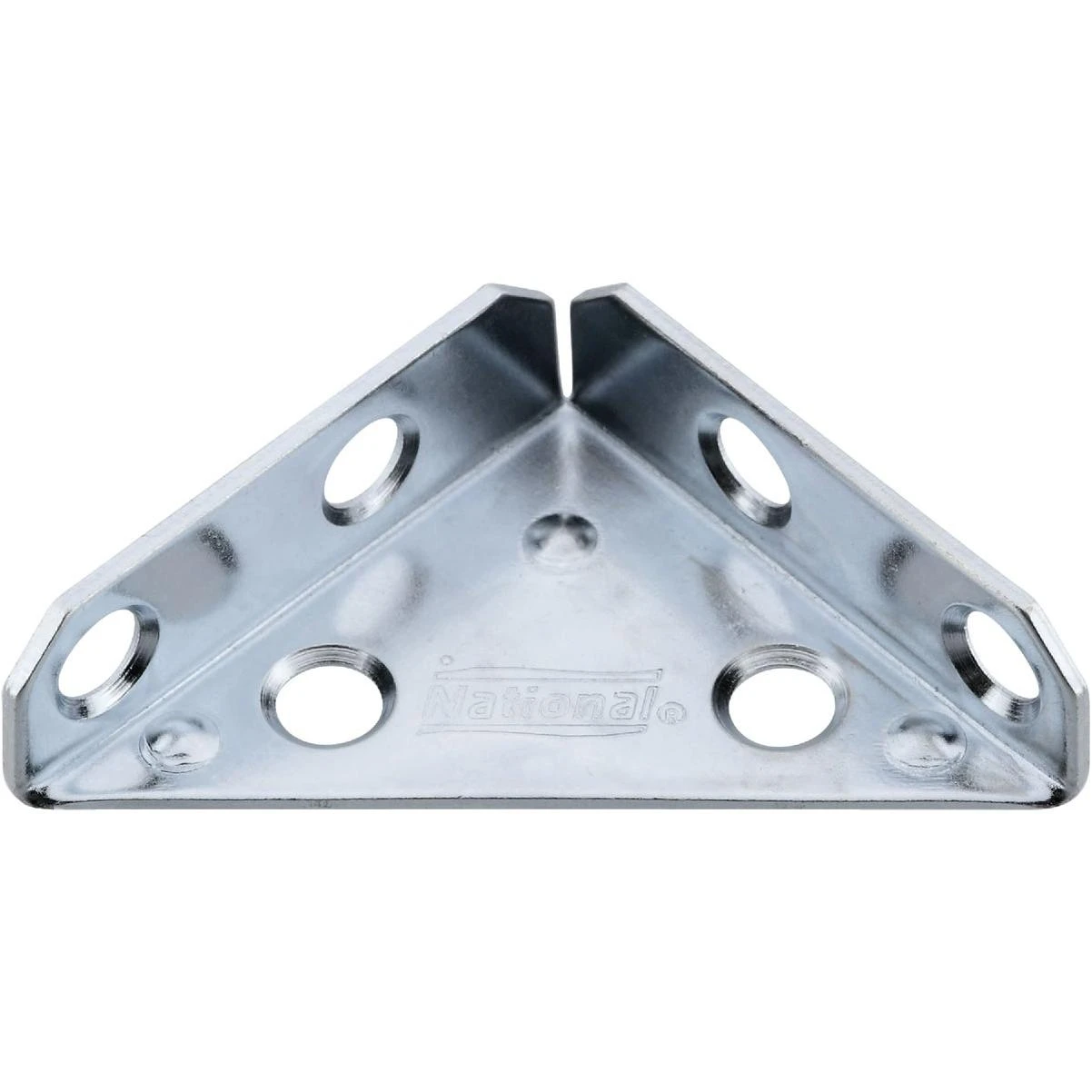 National Hardware 2 In. x 2 In. 3-Sided Zinc Corner Brace (2-Count)