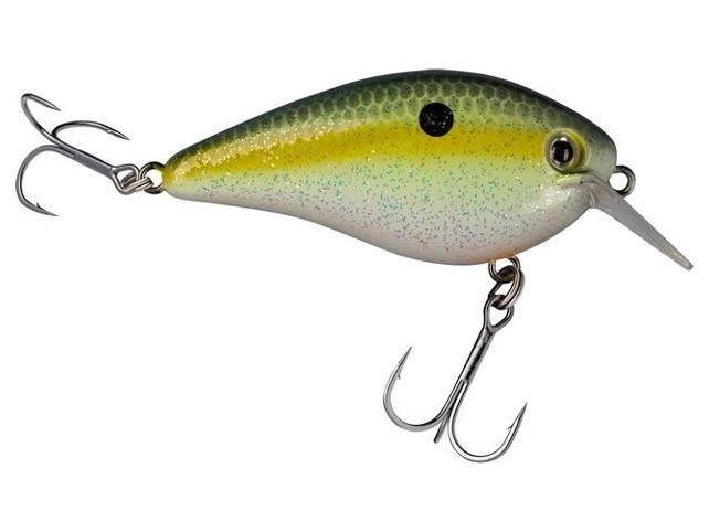 Strike King Hckvd1.5hk-538 Kvd 1.5 Hard Knock 3 Inch 4 Feet Chartreuse Sexy Shad Fishing Lure