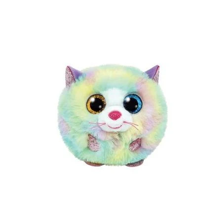 TY Puffies (Beanie Balls) Plush - HEATHER the Cat (3 inch)