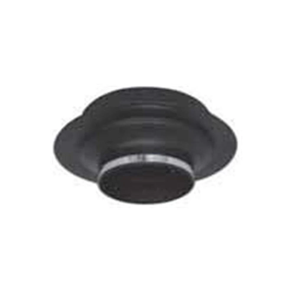 Superpro Spr8csb 8 Inch Matte Black Decorator Ceiling Support With Brass Trim