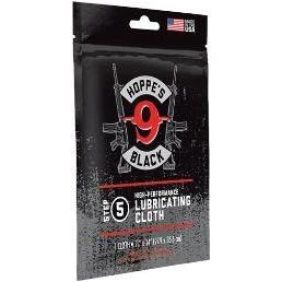 Hoppes Black Lubricated Cloth In Re-sealable Bag For Precision Care