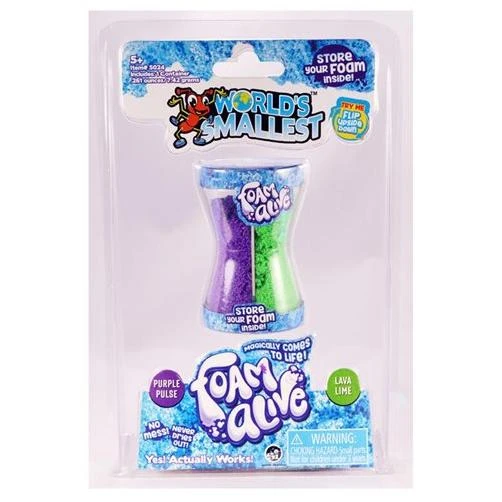 World's Smallest Foam Alive - Assorted Colors Available