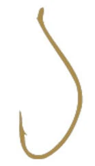 Gamakatsu Trout Worm Hook Size 14 Bronze 10 Hooks Per Pack Model 262103
