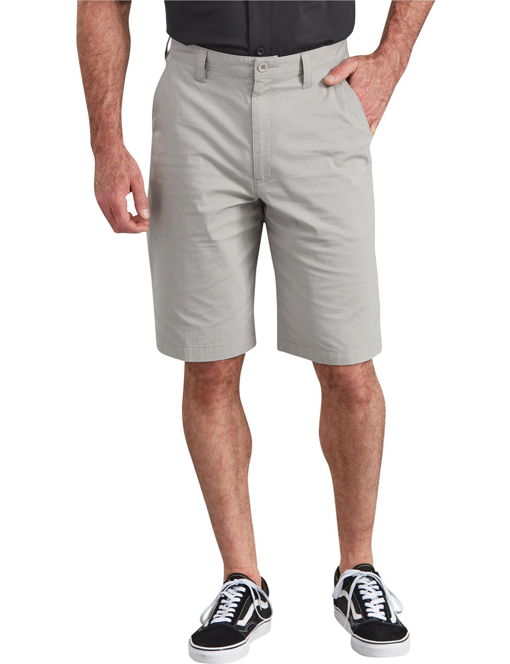 Men's Dickies 11-inch Performance Hybrid Utility Shorts, Size: 40, Grey
