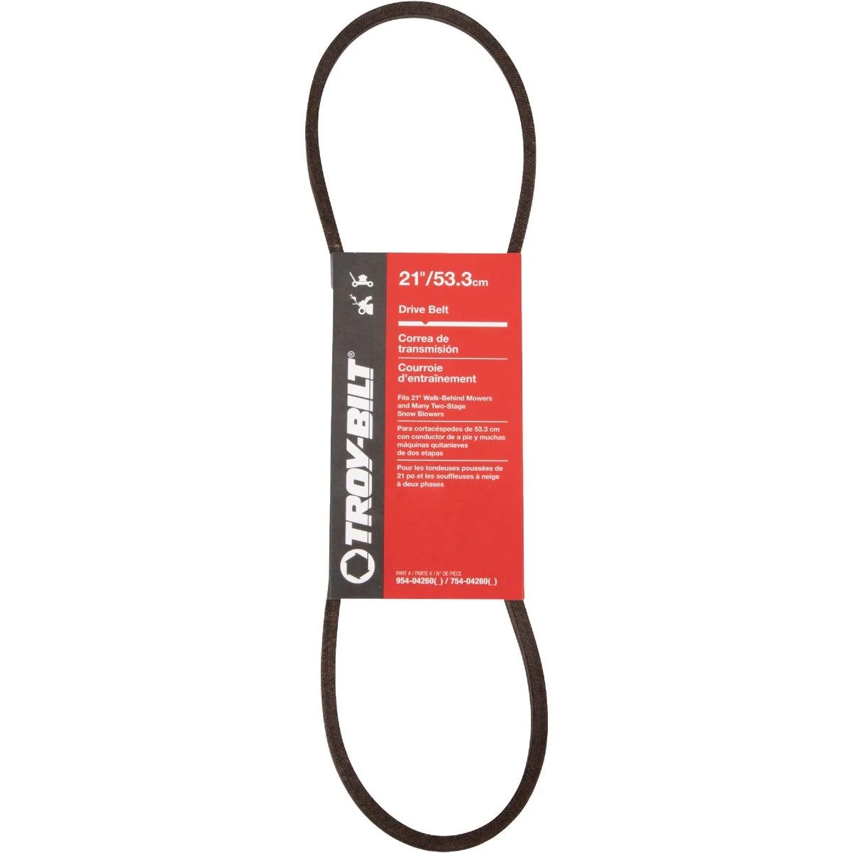 Troy-Bilt 21 in. Drive Belt for Walk-Behind Mowers and Snow Blowers