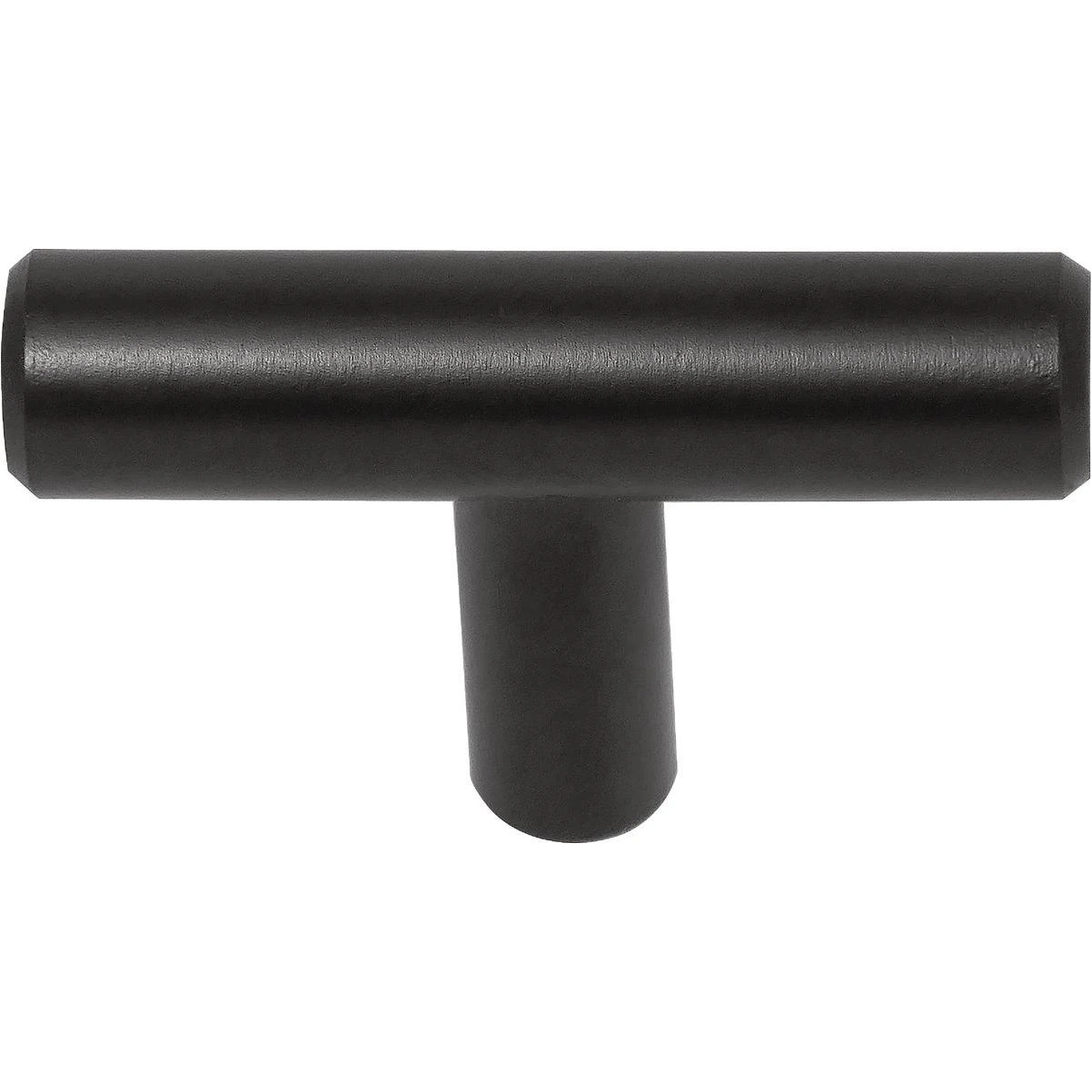 Laurey Melrose T-Shaped 2 In. Matte Black Cabinet Knob