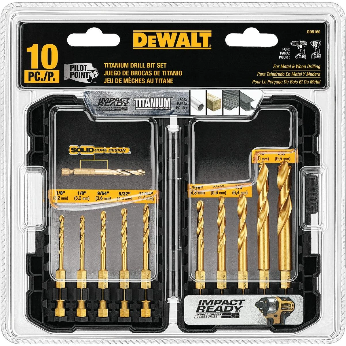 Dewalt impact hex bit set hotsell