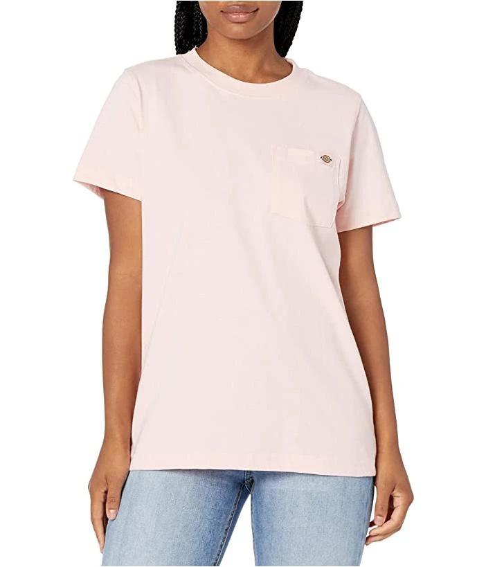 Women's Dickies Heavyweight Tee, Size: Large, Pink