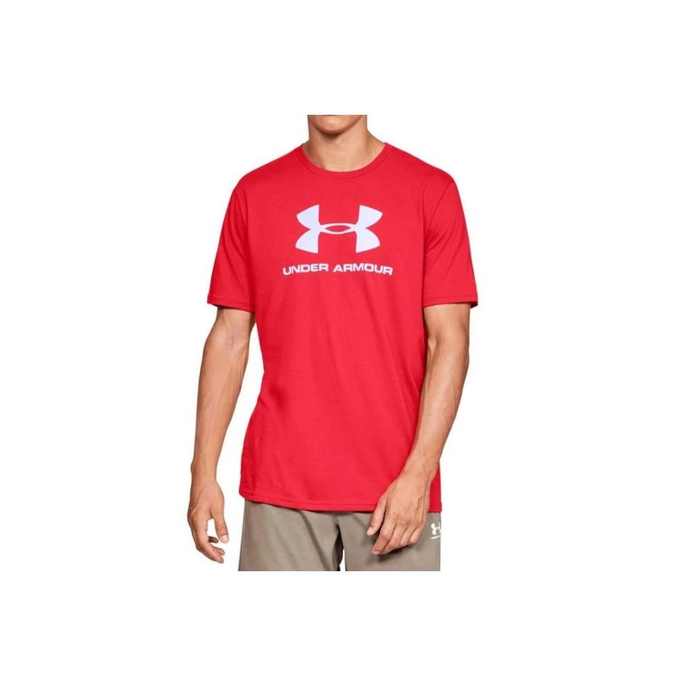 Under Armour Men's Sportstyle Logo T-shirt, Xx-large, Red/white, Model 1329590-600
