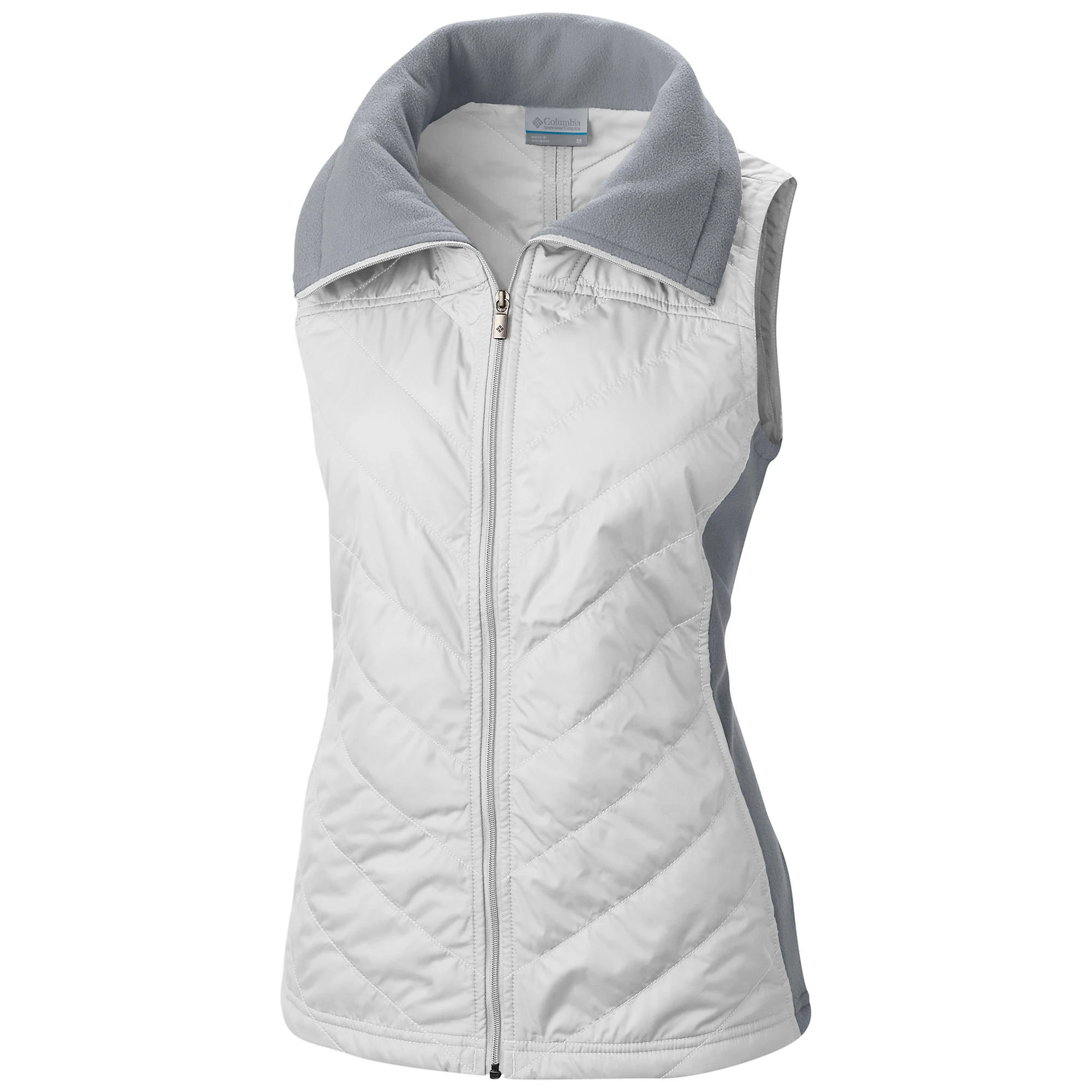 Columbia Women's Mix It Around Quilted Vest - Small - White/earl Grey