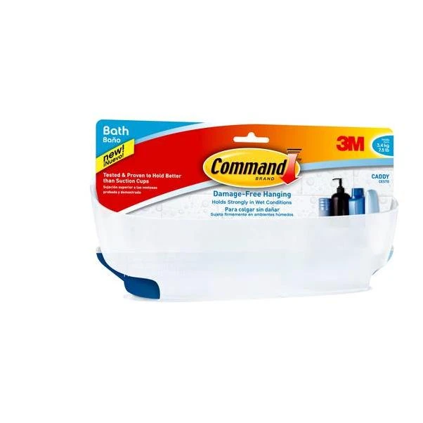 6284707 4.75 x 4.625 x 11.375 in. Plastic Shower Caddy