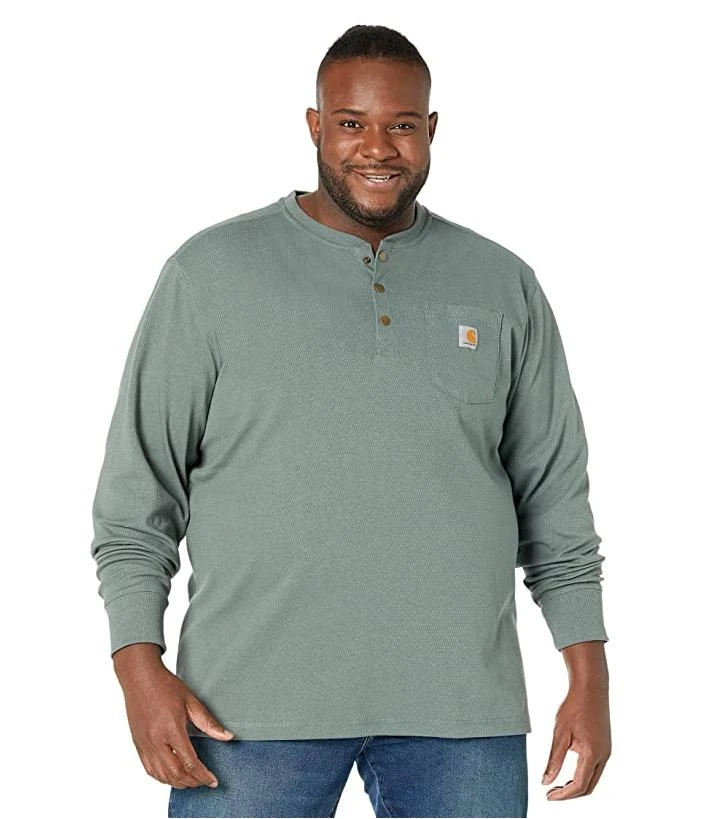 Carhartt Big Tall Relaxed Fit Heavyweight Long Sleeve Henley Pocket Thermal Shirt