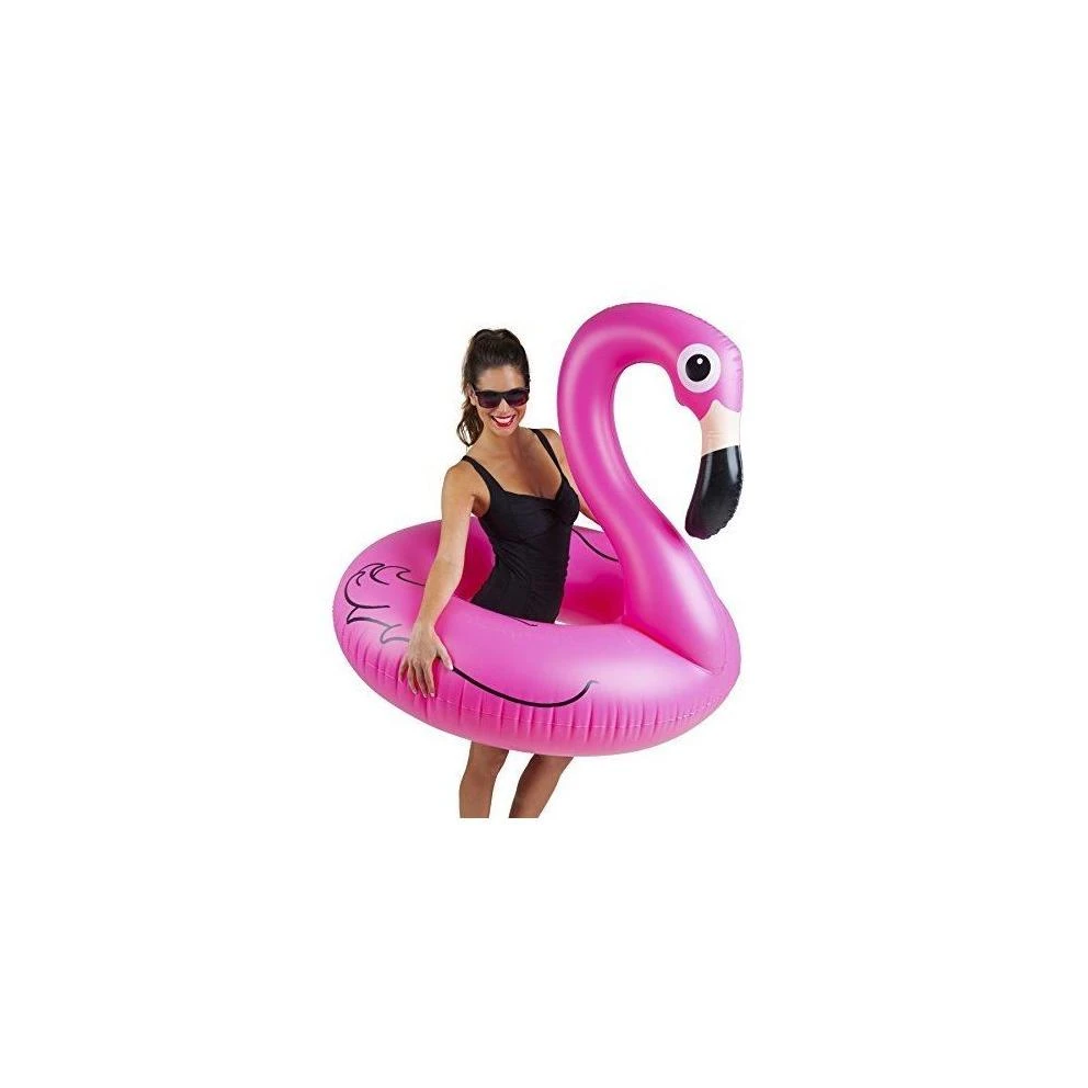 BigMouth Inc. Giant Pink Flamingo Pool Float, Multicolor