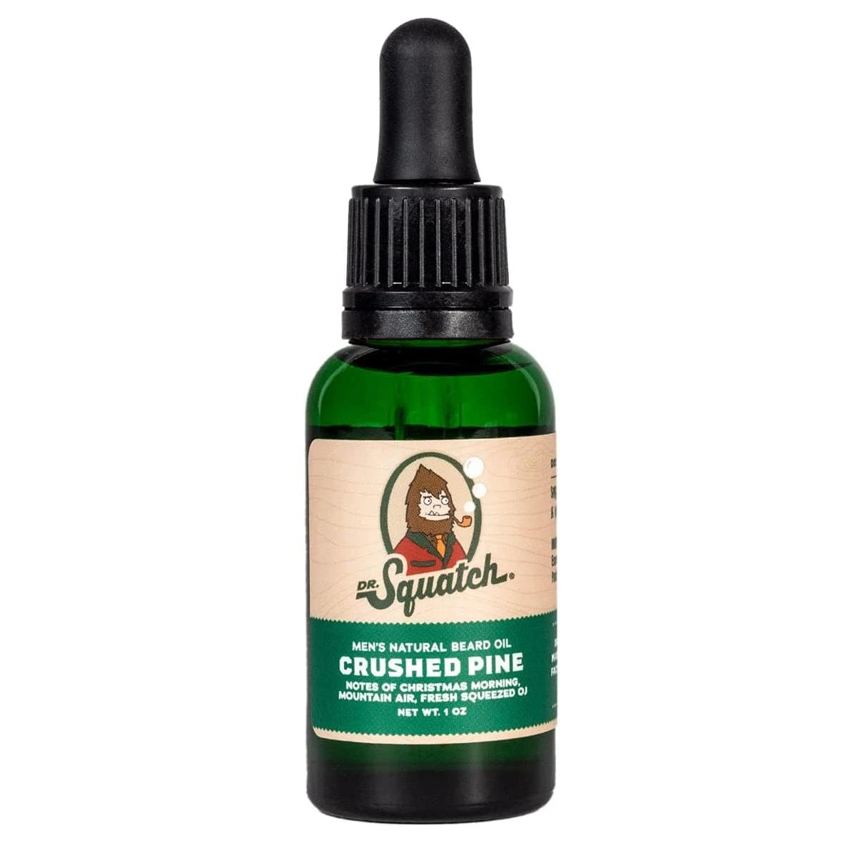 Dr. Squatch Crushed Pine Beard Oil Aftershave Balm & Splash - 1 Oz.