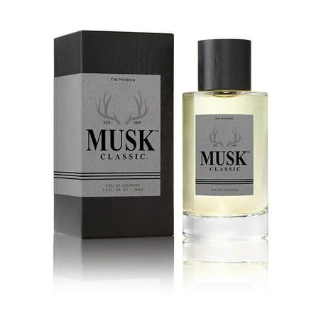 Tru Western Musk Men s Cologne  3.4 fl oz (100 ml) - Fresh  Adventurous  Timeless