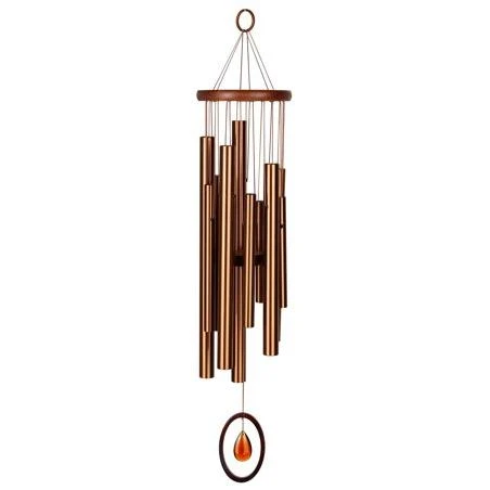 Woodstock Chimes Signature Collection  Chimes of Crystal Silence  27   Bronze Wind Chime SLCBR