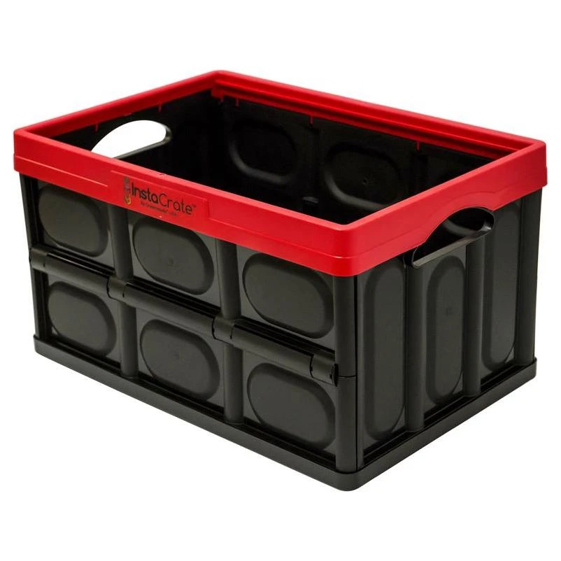 Greenmade InstaCrate Collapsible Storage Container Black/Red