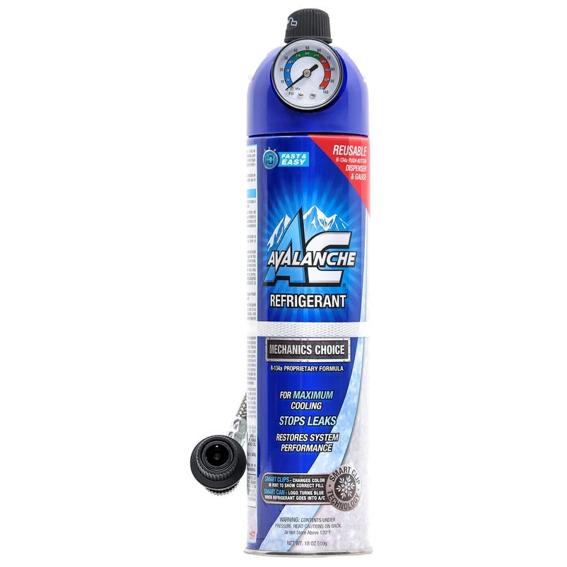 AC Avalanche Blaster R134a Refrigerant Recharge Kit 18 oz
