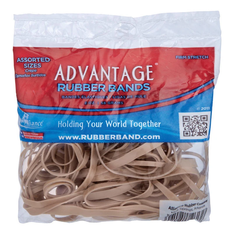 RUBBER BANDS ASST 2.0Z