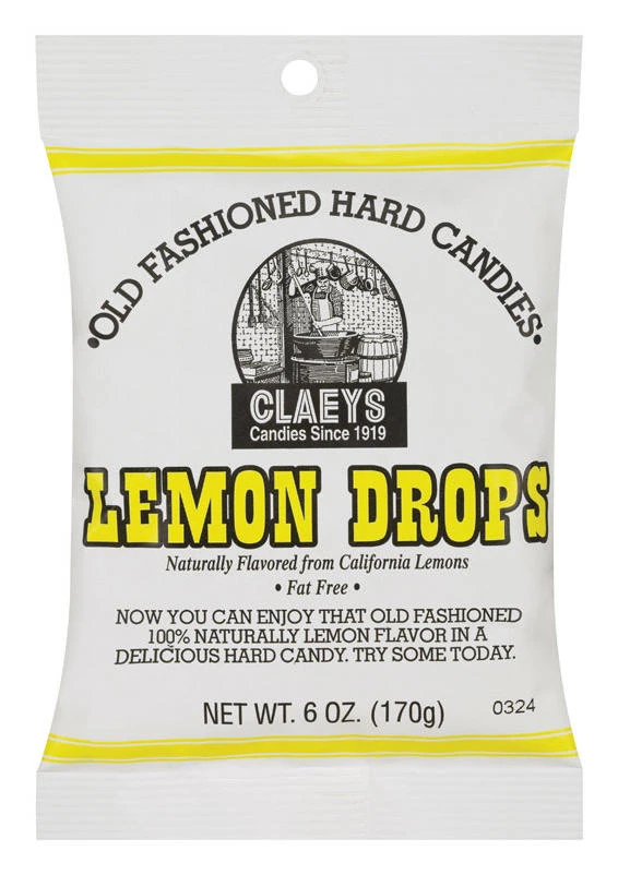Claeys Old Fashioned Lemon Hard Candy 6 oz