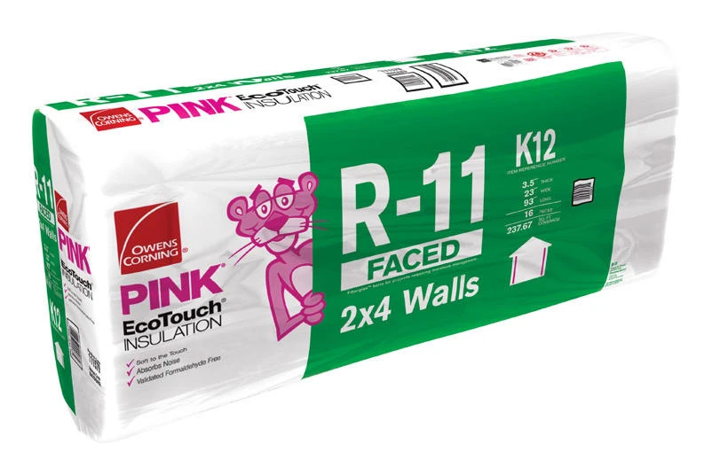 Knauf Eco Touch 23 in. W X 93 in. L X 3.5 in. 11 Kraft Faced Fiberglass Insulation Batt 237.67 sq ft