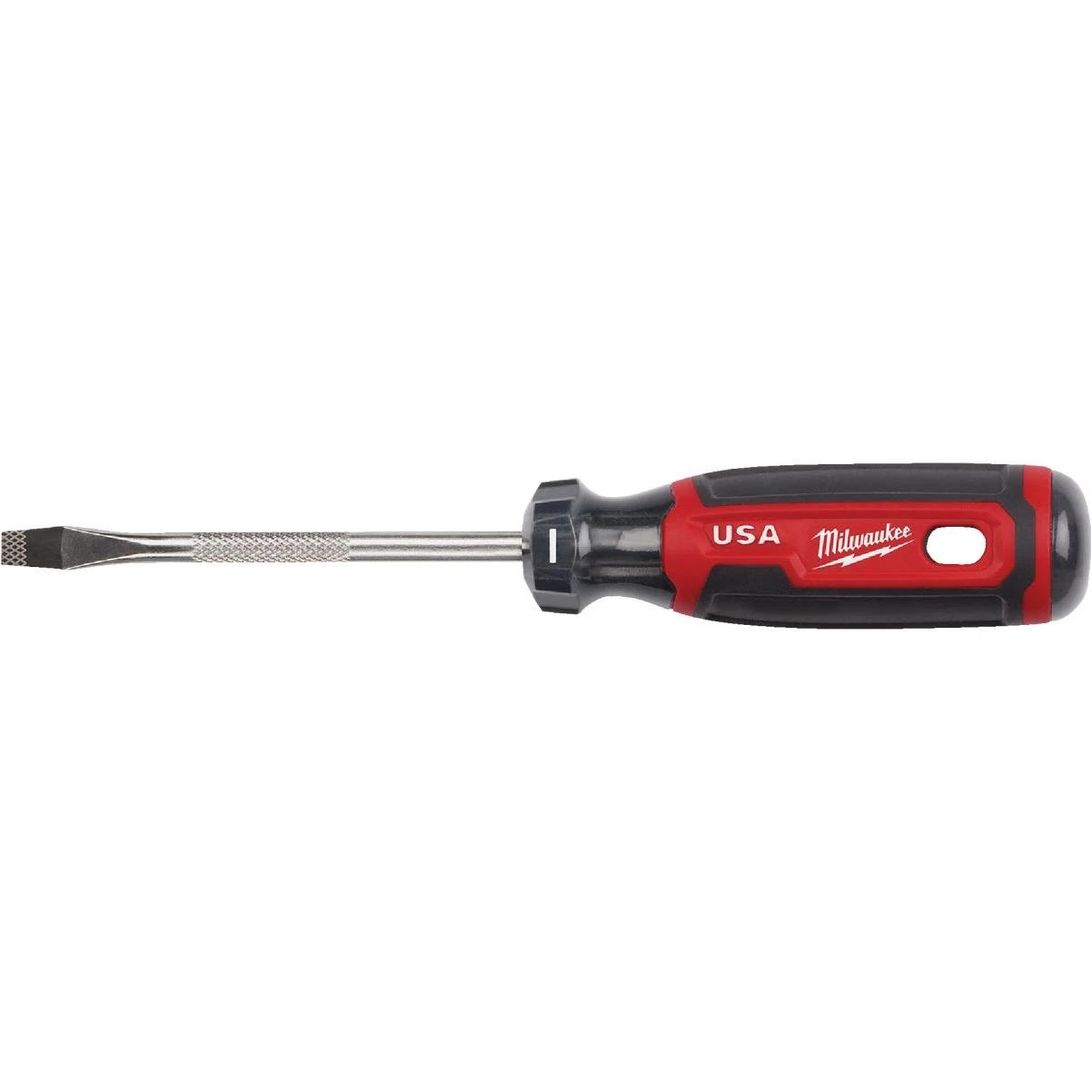 Milwaukee 1/4 In. x 4 In. Slotted Screwdriver with Cushion Grip