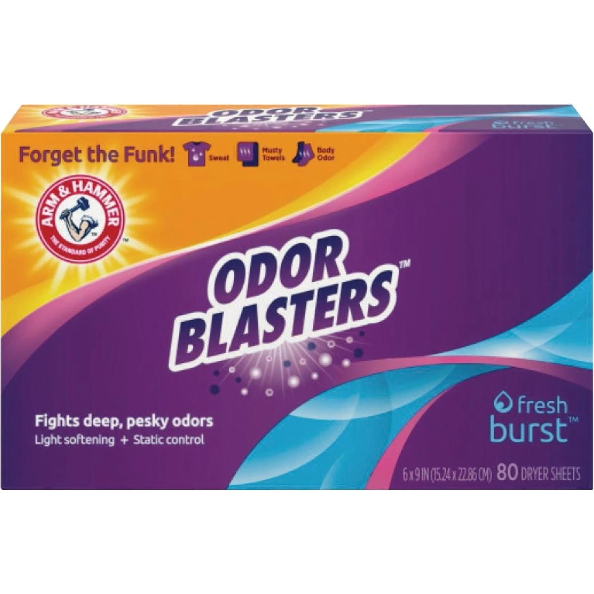 Arm & Hammer Odor Blasters Fresh Burst Dryer Sheets (80-Count)