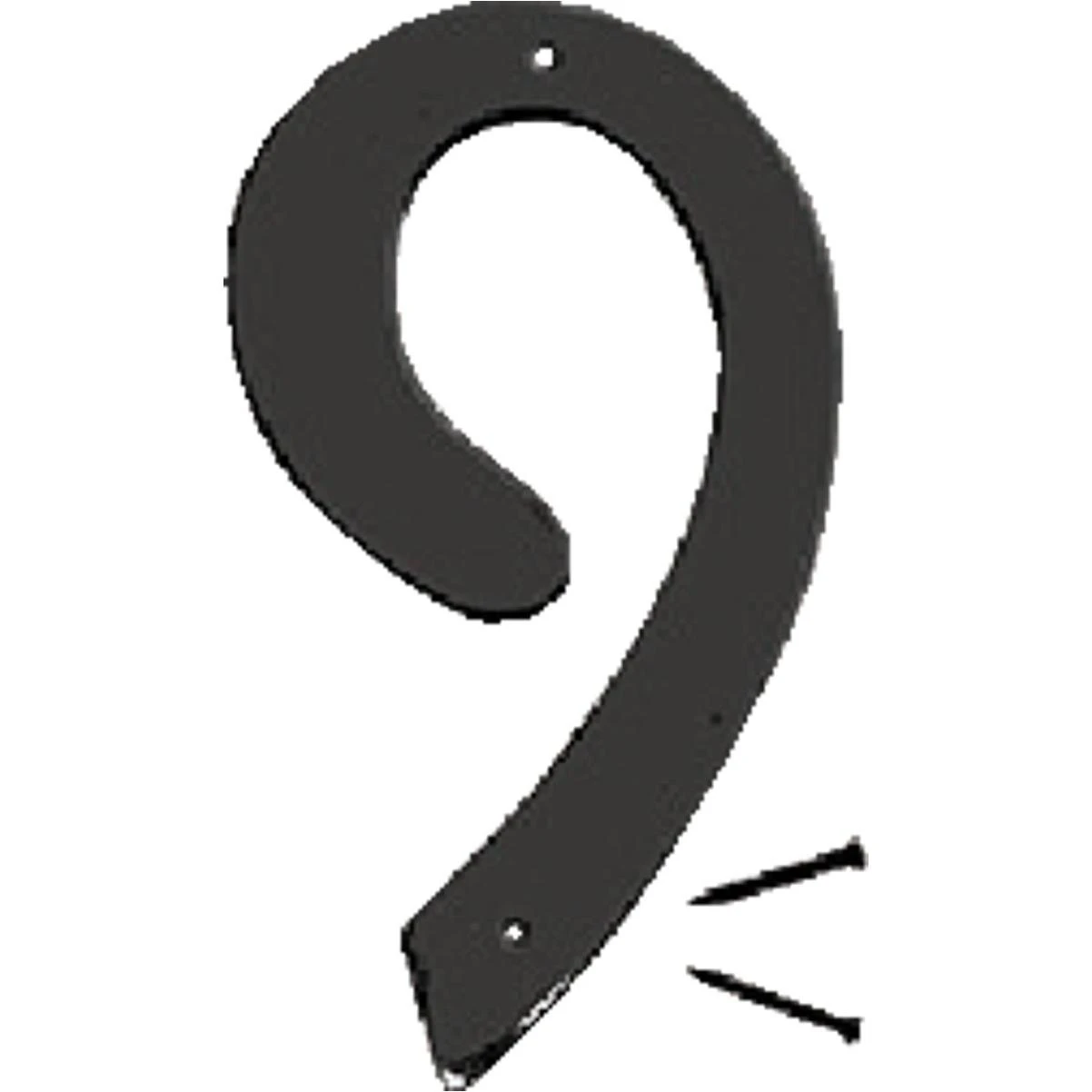 Hy-Ko 4 In. Satin Black Number 9