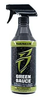 3004.9221 32 oz Bling Sauce Green Sauce Mold Mildew Stain Remover & Treatment