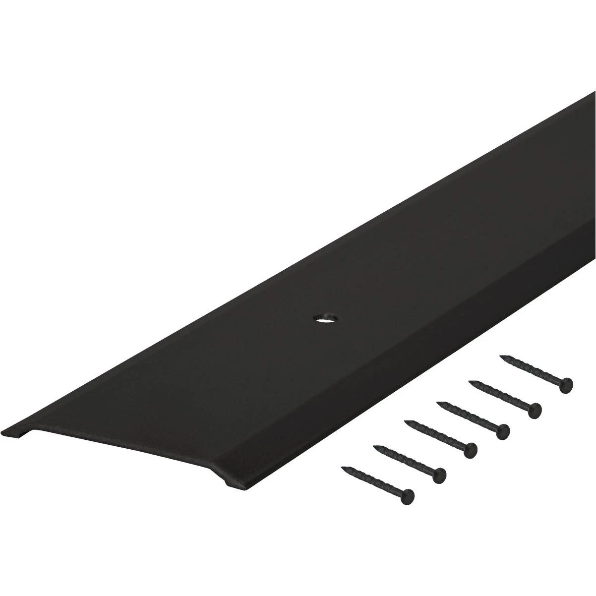 M-D Building Products 1-3/4 In. x 1/8 In. x 36 In. Black Aluminum Flat-profile Threshold for Interior Doorways
