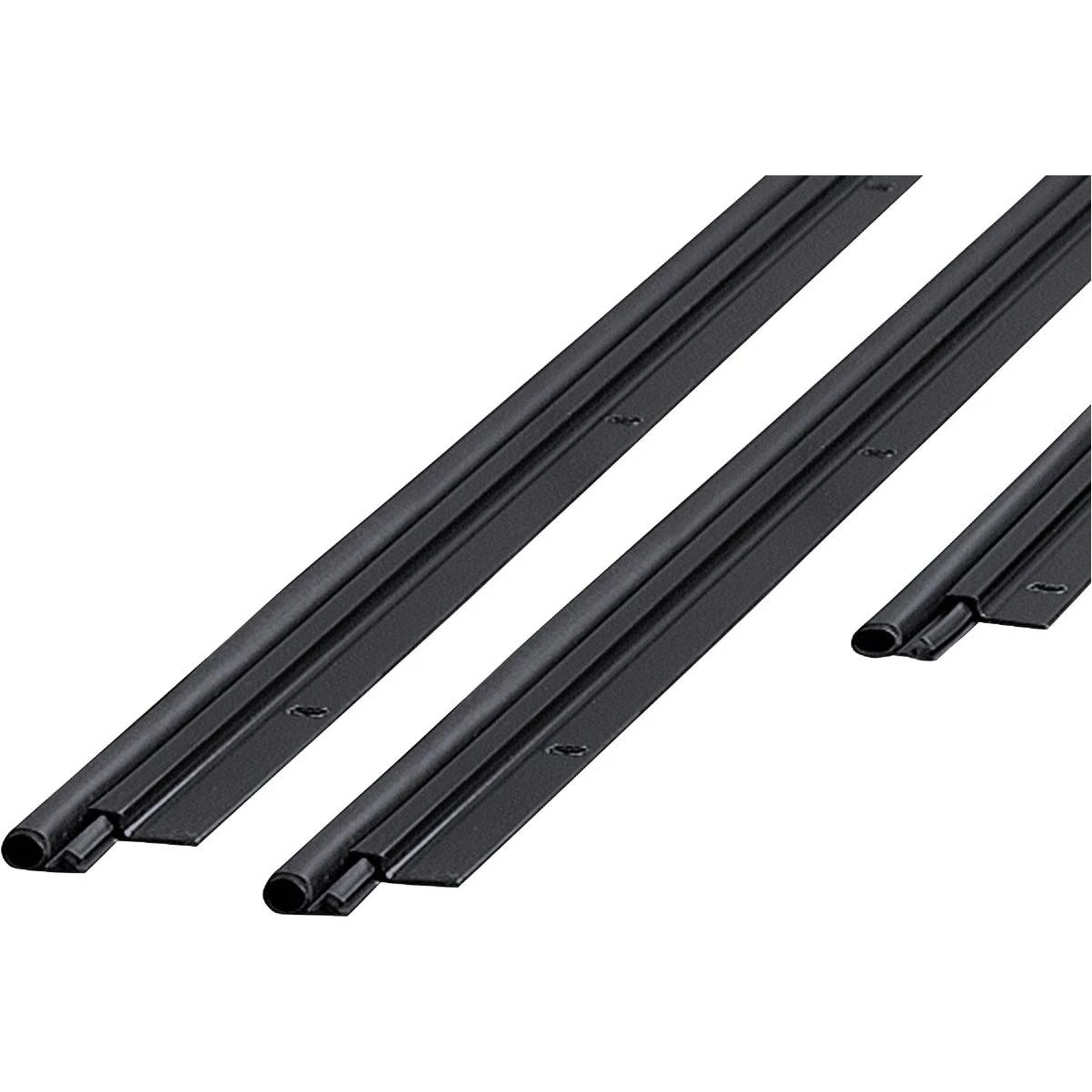 M-D Building Products 36 In. x 84 In. Black Flat-design Aluminum and Vinyl Screw-on Top and Sides Door Seal Kit