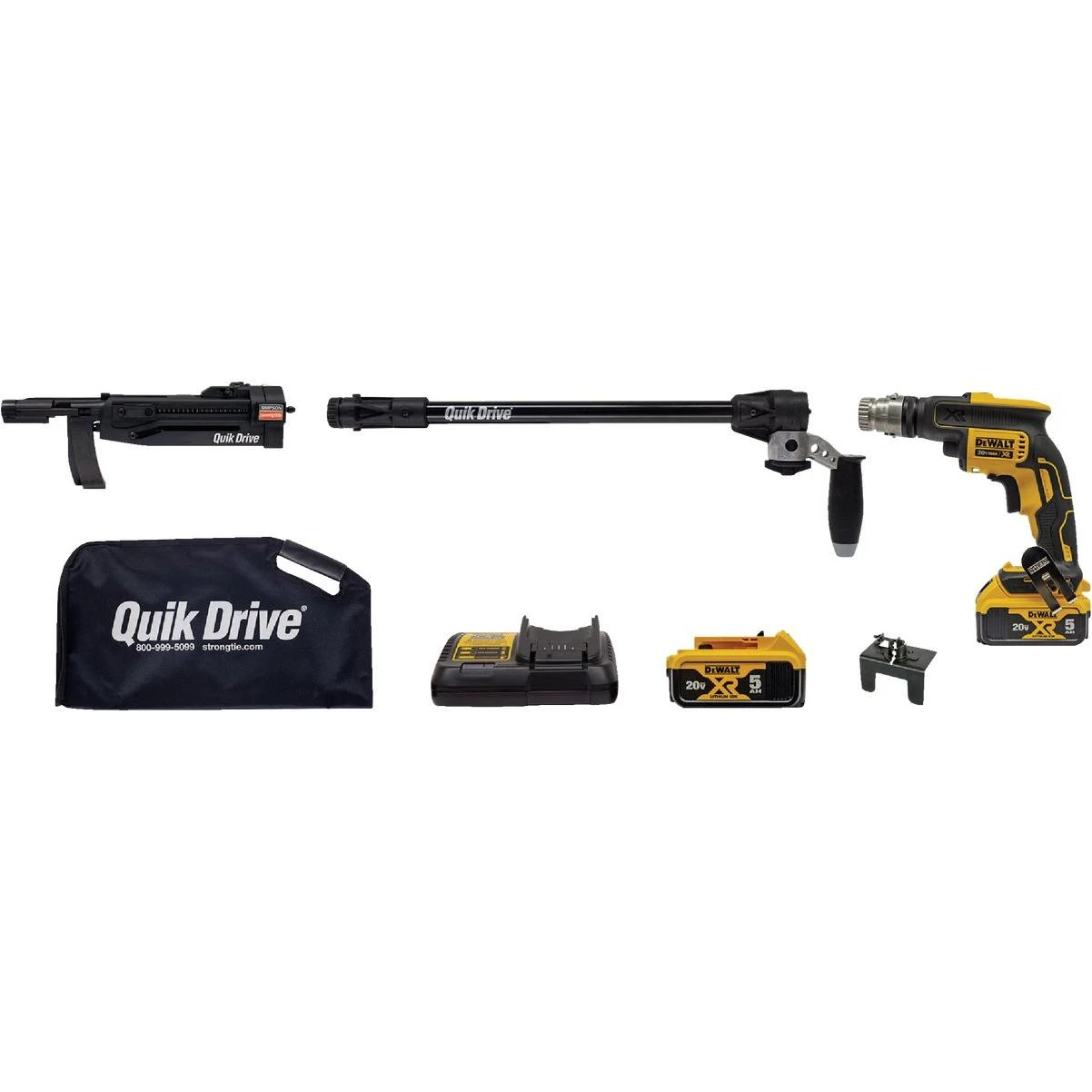 Simpson Strong-Tie Quik Drive Decking System with DEWALT 2500 RPM Corded Screwdriver Motor