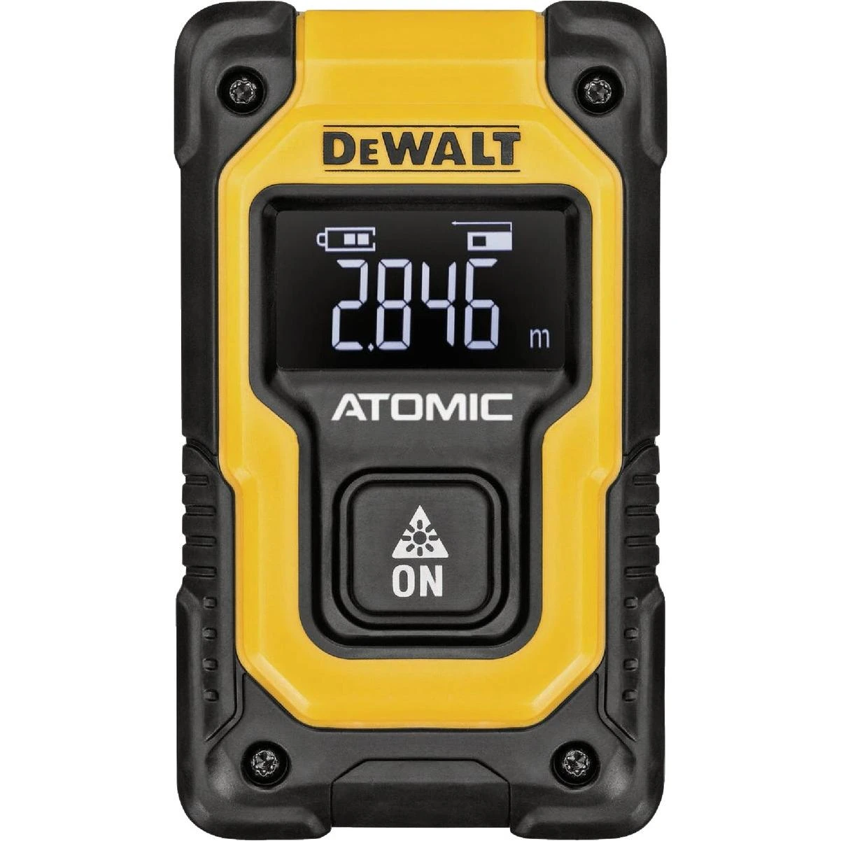 DEWALT 55 Ft. Black Backlit Screen Laser Distance Measurer