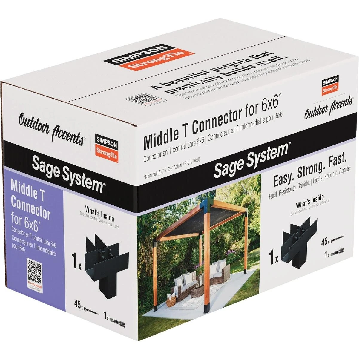 Simpson Strong Tie Simpson Strong-Tie Outdoor Accents Sage System Black ...