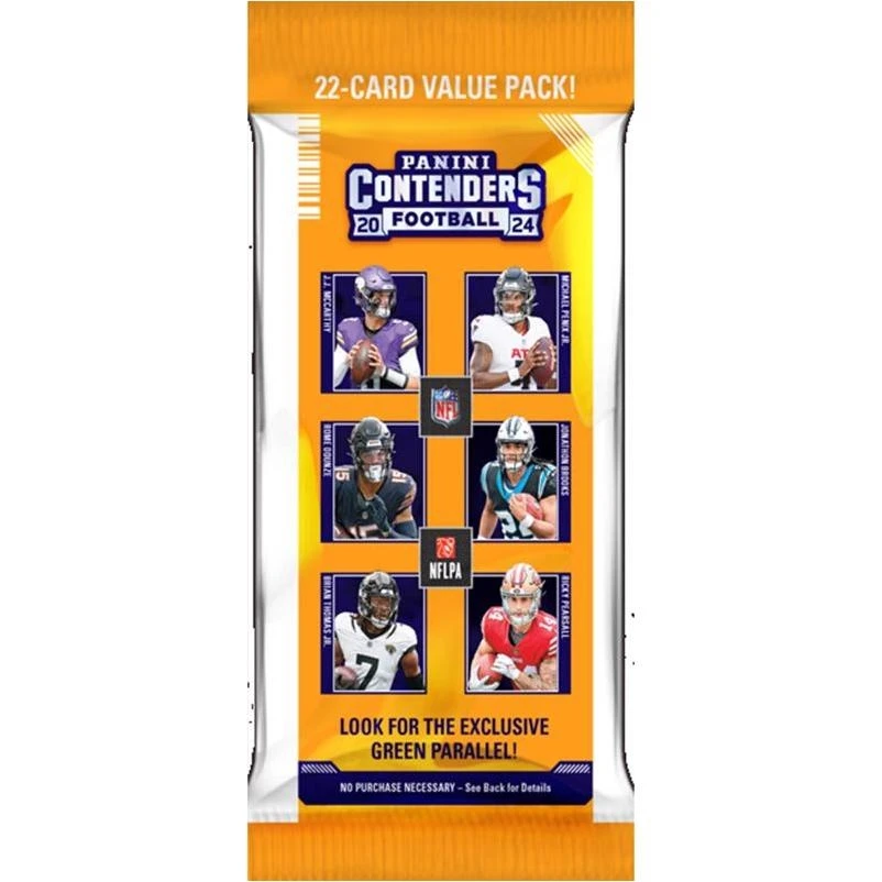 2024 Panini NFL Contenders Fat Pack — Rookie Autographs, Parallels & Inserts