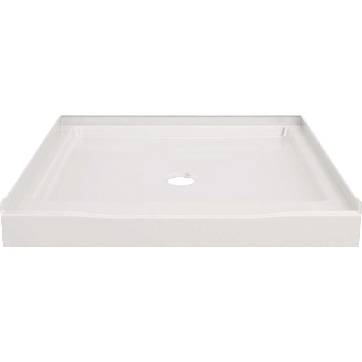 Delta Classic 500 36 In. x 36 In. Center Drain Shower Pan, White