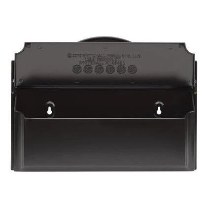 Colonial Wall Mailbox Package #3 With Monogram, Alumi-shield, Black And Silver