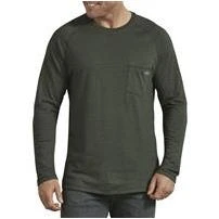 Men's Dickies Temp iQ Performance Cooling Tee, Size: Large, Green