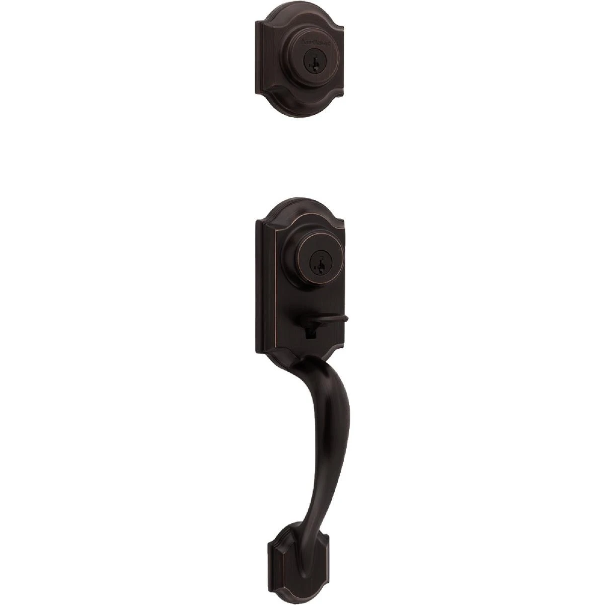 Kwikset Montara Handleset w/Juno Knob SmartKey, Venetian Bronze