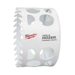 Milwaukee Tool 3-1/4 Inch HOLE DOZER with Carbide Teeth Hole Saw