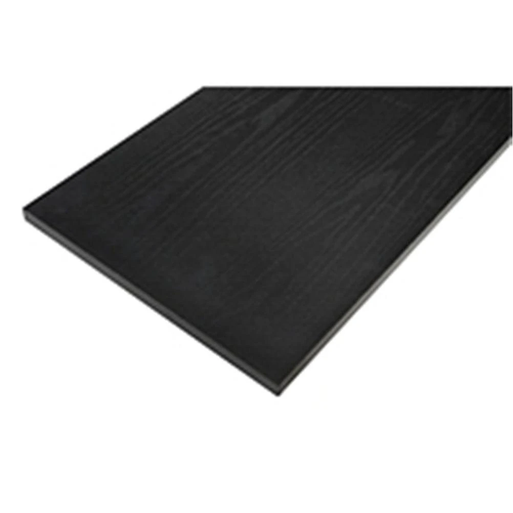 10 in. x 36 in. Black Laminated Wood Shelf