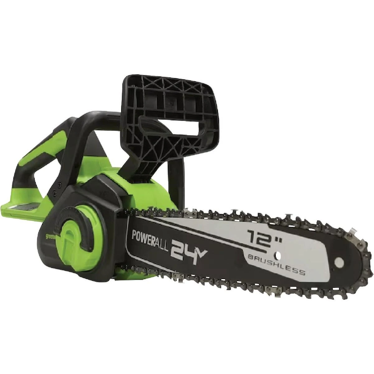 Greenworks 24V 12 In. Brushless Chainsaw with 4.0 Ah Battery & Charger