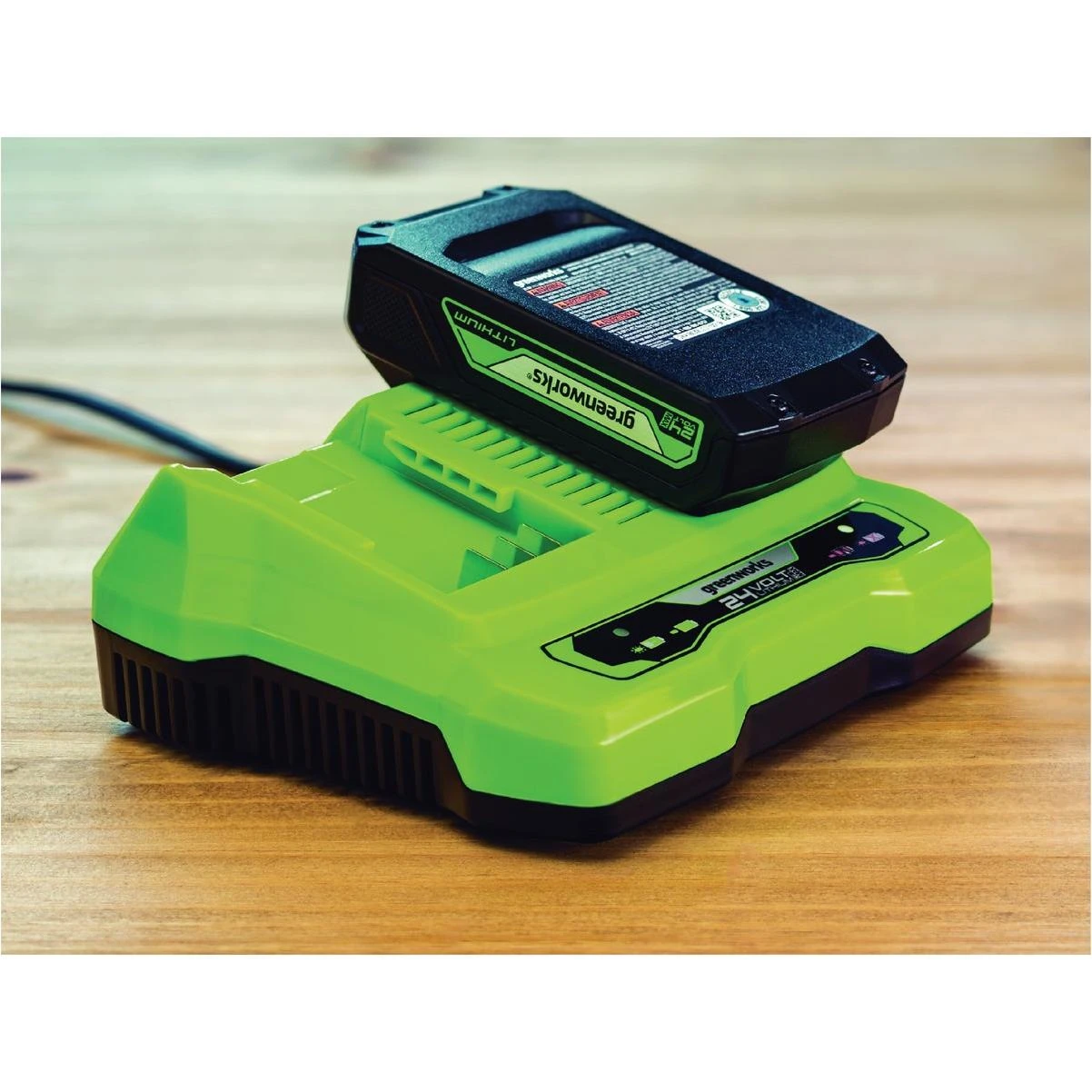 Greenworks 24V 4A Dual Port Charger