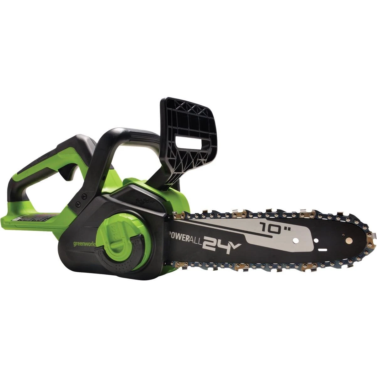 Greenworks 24V 10 In. Chainsaw with 2.0 Ah USB Battery & Charger
