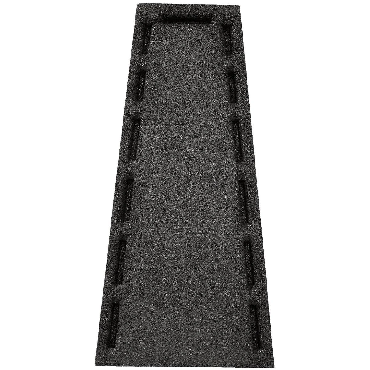 Rubberific 21-1/2 In. Black Recycled Rubber Premium Splash Block