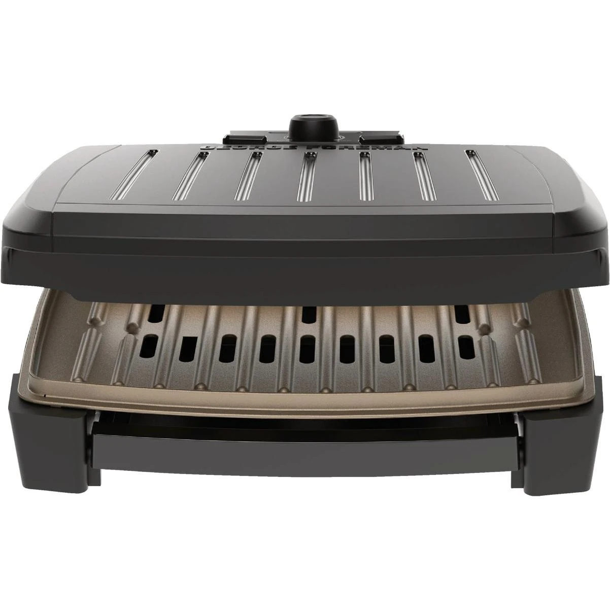 George Foreman 5-Serving Submersible Grill with Black Plates